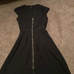 Black mini dress by H&M.